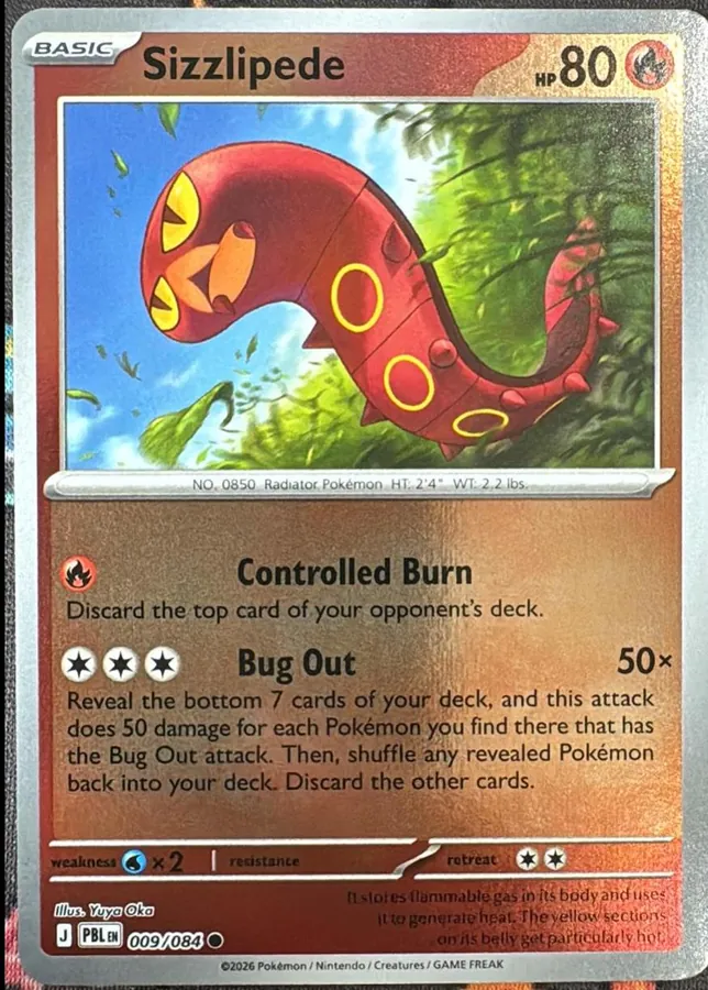 Sizzlipede [Reverse Holo]